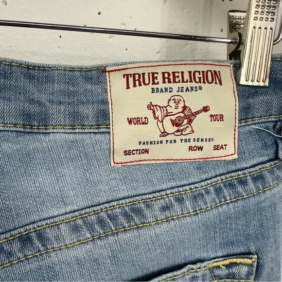 True Religion Women’s Size 27 Becca Mid Rise Bootcut Stud Stretch Jeans NEW - Picture 9 of 16